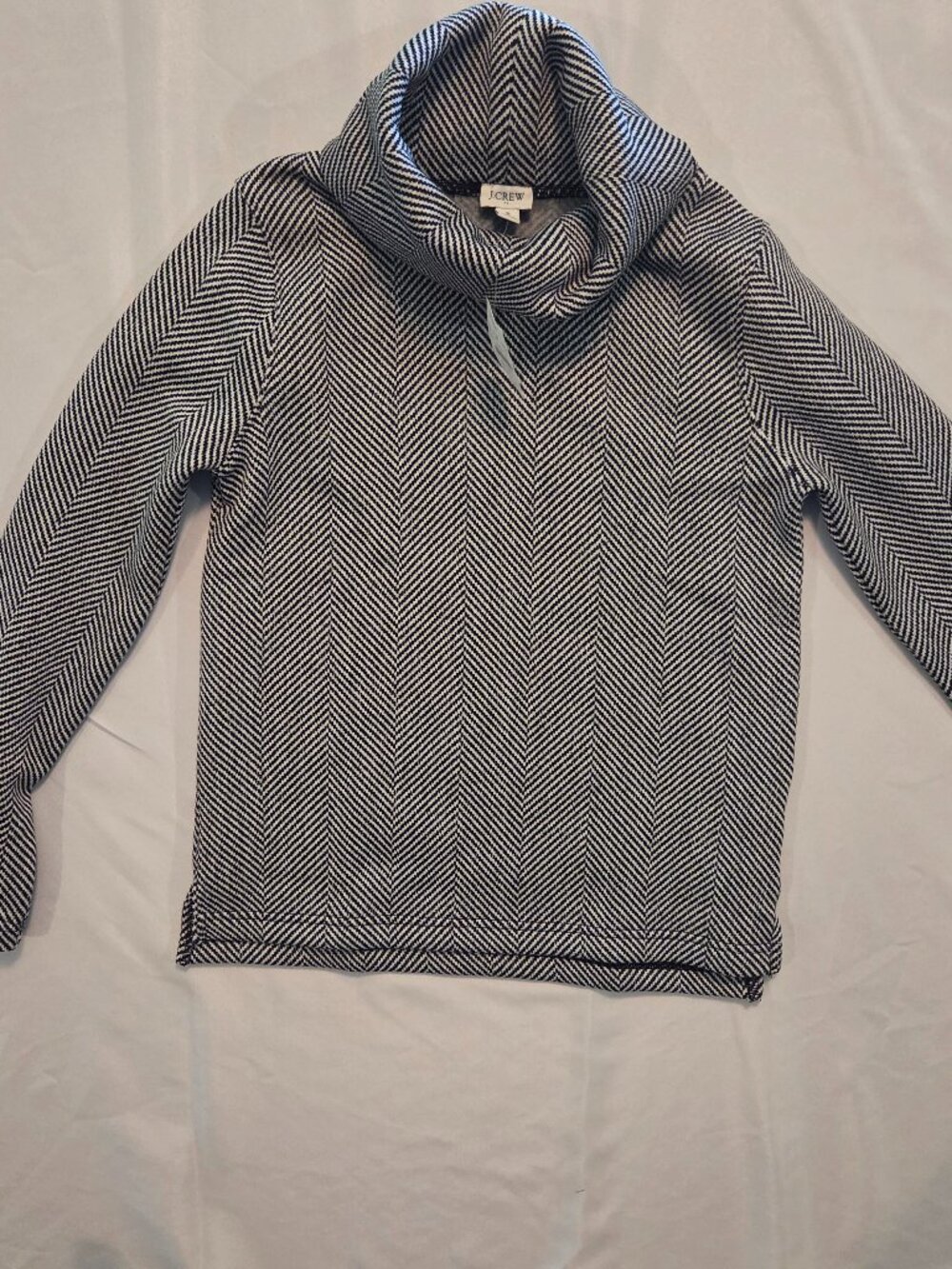 NWT J.Crew Herringbone Cowl Neck Sweater | Size Small